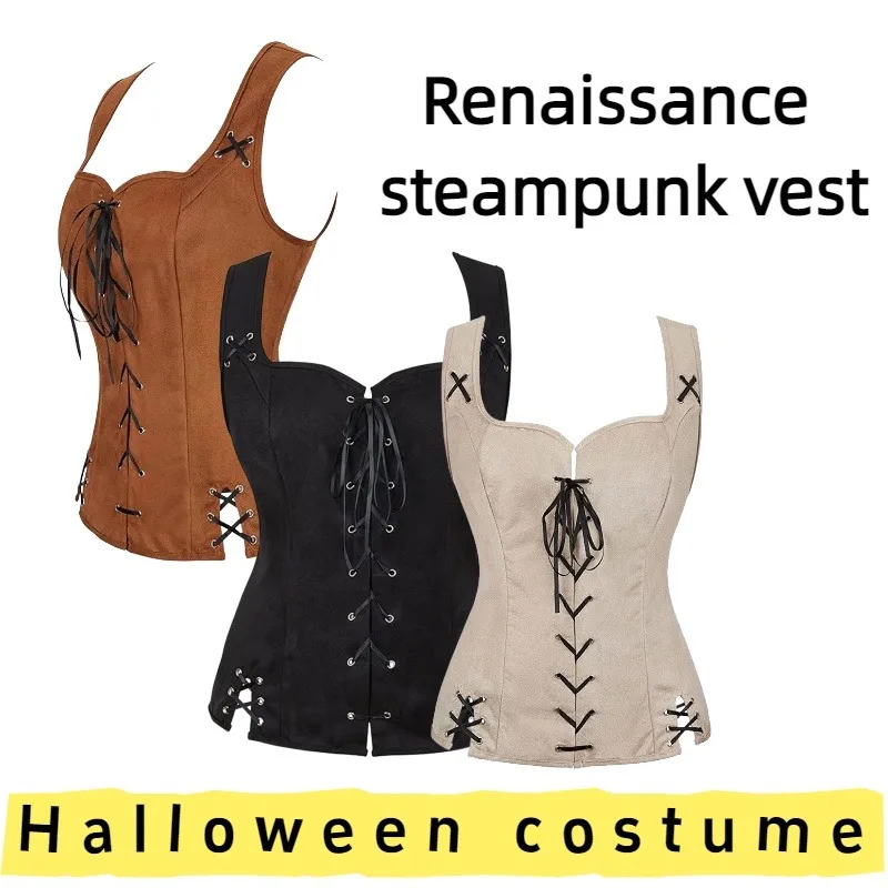 Renaissance Steampunk Pirate Sleeveless Vest for Cosplay Events Themed Parties Halloween Celebrations and Historical Gatherings
Renaissance Steampunk Pirate Sleeveless Vest for Cosplay Events Themed Parties Halloween Celebrations and Historical Gatherings