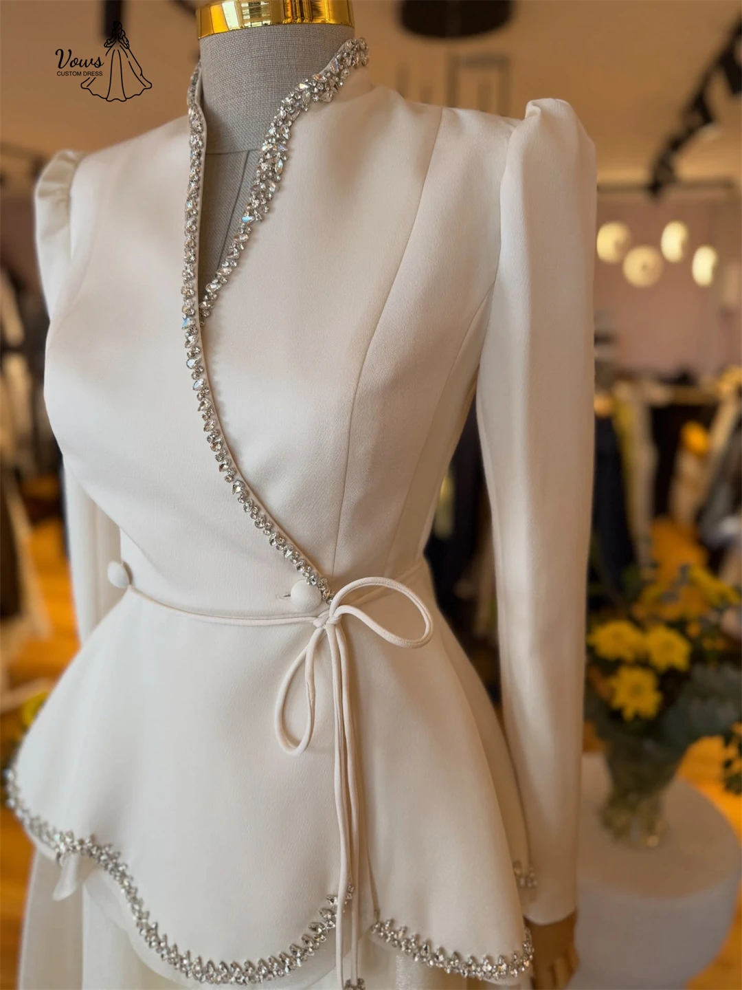 Vows Evening Dresses Woman Elegant Dresses for Special Event Long Sleeves Saudi Luxury Women Evening Dress Wedding Guest V-neck
Vows Evening Dresses Woman Elegant Dresses for Special Event Long Sleeves Saudi Luxury Women Evening Dress Wedding Guest V-neck