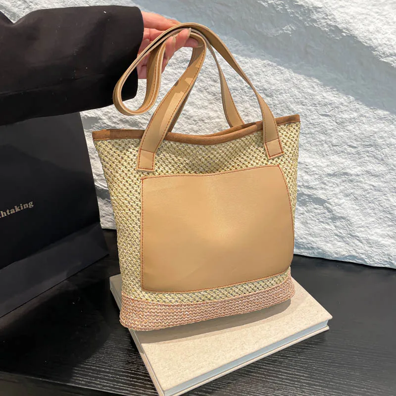 2025 Large Woven Tote Bag for Women Beach Commuter Shoulder Bag Spacious Straw Beach Bag with Vacation Style
2025 Large Woven Tote Bag for Women Beach Commuter Shoulder Bag Spacious Straw Beach Bag with Vacation Style