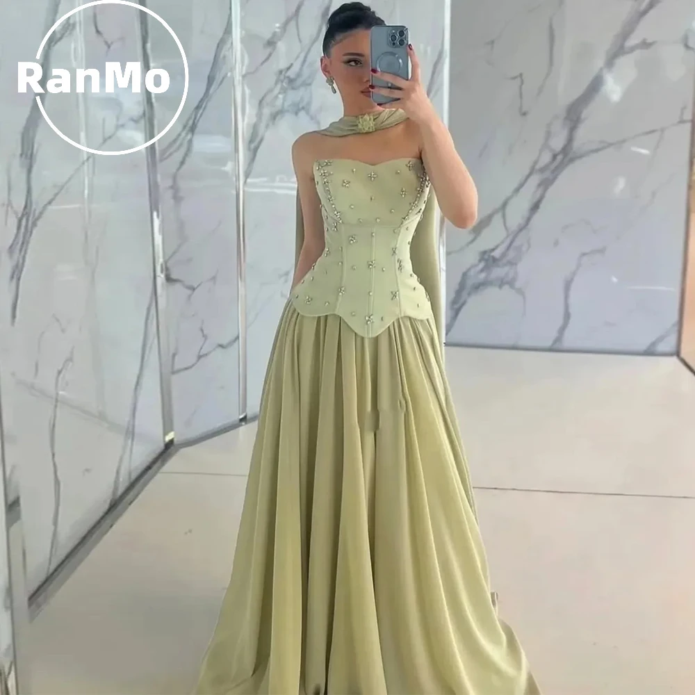 Ranmo Off-shoulder Women's Prom Dress Luxury Women Evening Dress Customized Long Prom Dresses 2026 Line A Robe Soiree Ball Gown
Ranmo Off-shoulder Women's Prom Dress Luxury Women Evening Dress Customized Long Prom Dresses 2026 Line A Robe Soiree Ball Gown