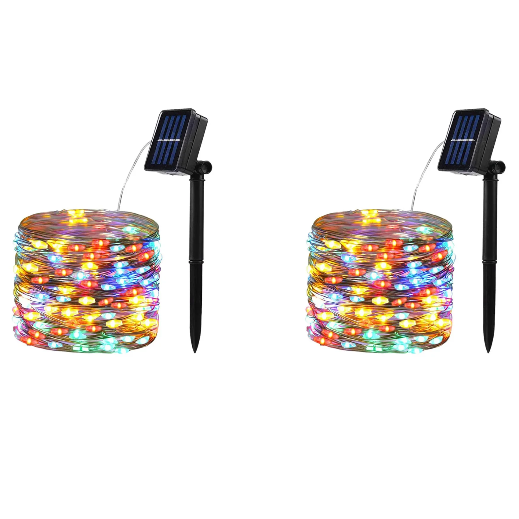Светодиодные гирлянды LICE-Solar, 10 м, водонепроницаемые, гибкие, для рождественских украшений, для использования на открытом воздухе, цветные, 2 шт.
Светодиодные гирлянды LICE-Solar, 10 м, водонепроницаемые, гибкие, для рождественских украшений, для использования на открытом воздухе, цветные, 2 шт.