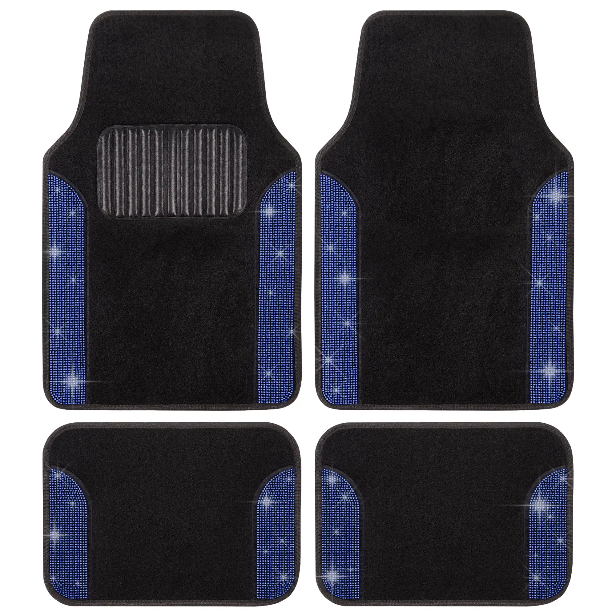 Diamond Bling Car Mats 4-Piece Set, Shiny Rhinestone Crystal Carpet Car Floor Mats, Two-Tone Floor Mats for Cars, Cute Automotiv
Diamond Bling Car Mats 4-Piece Set, Shiny Rhinestone Crystal Carpet Car Floor Mats, Two-Tone Floor Mats for Cars, Cute Automotiv