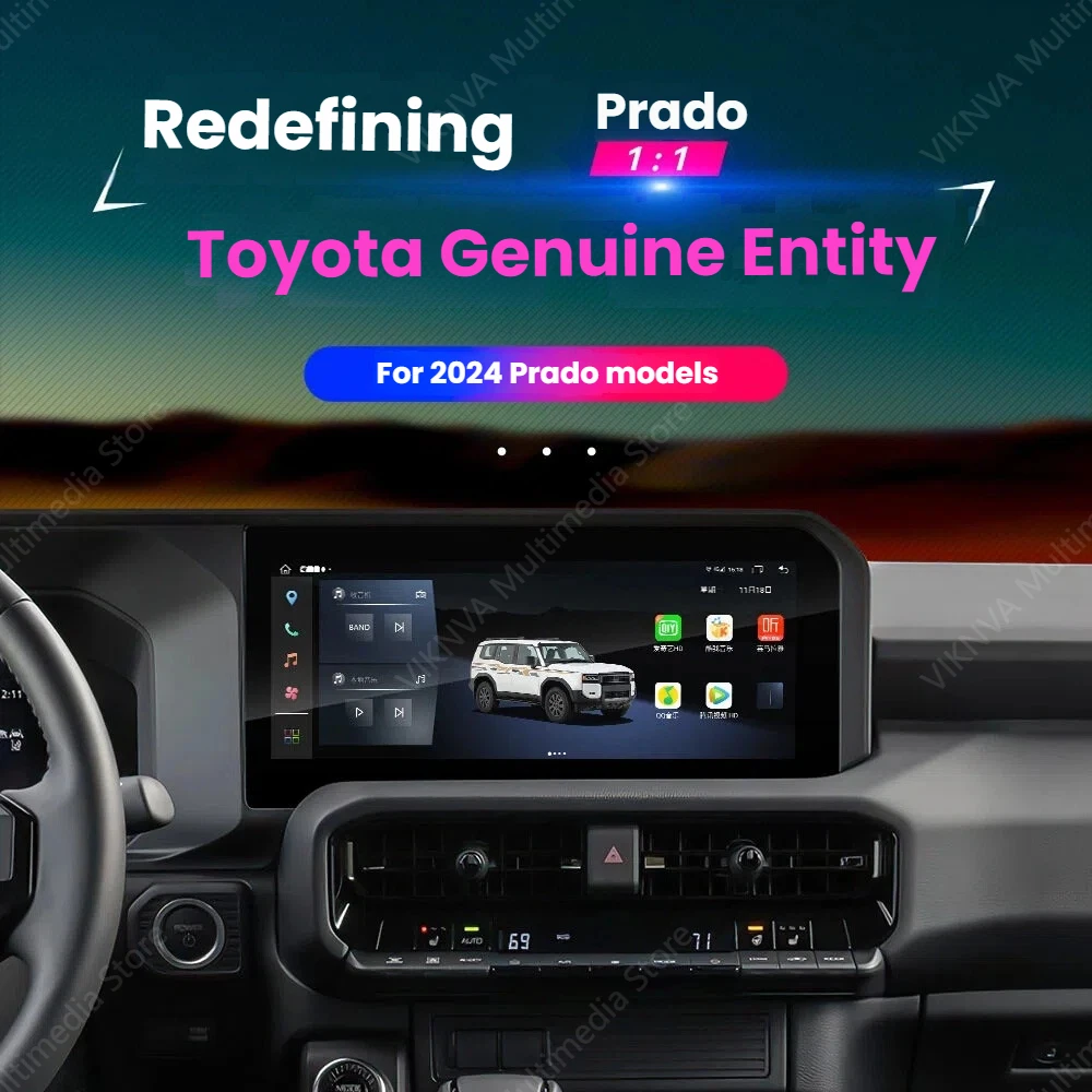 12.3 Inch Carplay Android 13 Screen For Toyota Land Cruiser Prado 2025 Car GPS Navigation Head Unit Multimedia Player Car Radio
12.3 Inch Carplay Android 13 Screen For Toyota Land Cruiser Prado 2025 Car GPS Navigation Head Unit Multimedia Player Car Radio