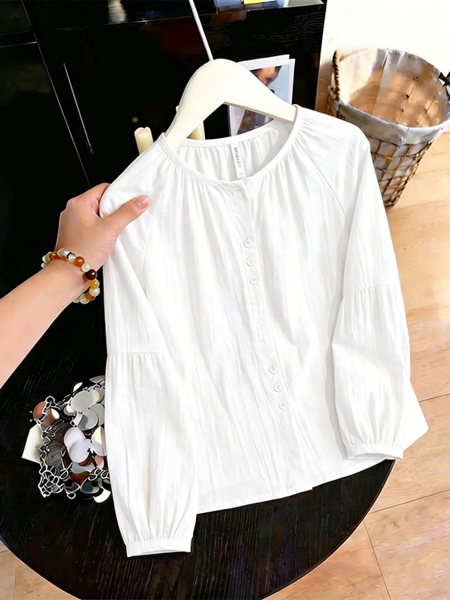 2026 Summer New Style Women's Loose Casual Thin Shirt Breathable Sun Protection Fashionable Korean Version Long Sleeve round ...
2026 Summer New Style Women's Loose Casual Thin Shirt Breathable Sun Protection Fashionable Korean Version Long Sleeve round ...