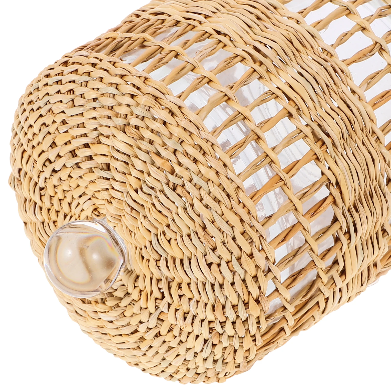 Windproof Cover Cloche Reusable Transparent Dome Straw Wrapped Home Decorative Glass Shades Household Holder Desktop
Windproof Cover Cloche Reusable Transparent Dome Straw Wrapped Home Decorative Glass Shades Household Holder Desktop
