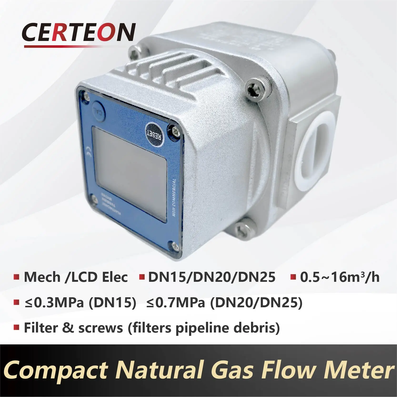High Accuracy Digital Gas Roots Flow Meter Natural Gas & Coal Gas Flow Meter with Instantaneous & Total Flow Display
High Accuracy Digital Gas Roots Flow Meter Natural Gas & Coal Gas Flow Meter with Instantaneous & Total Flow Display