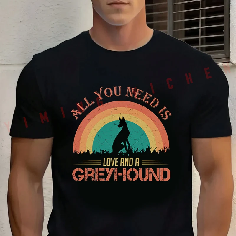 Men's Summer Cotton T-shirt All You Need Is Love And A Greyhound Cat Motorcycle Tee Casual Short-sleeve Motorbike Cycling Top
Men's Summer Cotton T-shirt All You Need Is Love And A Greyhound Cat Motorcycle Tee Casual Short-sleeve Motorbike Cycling Top