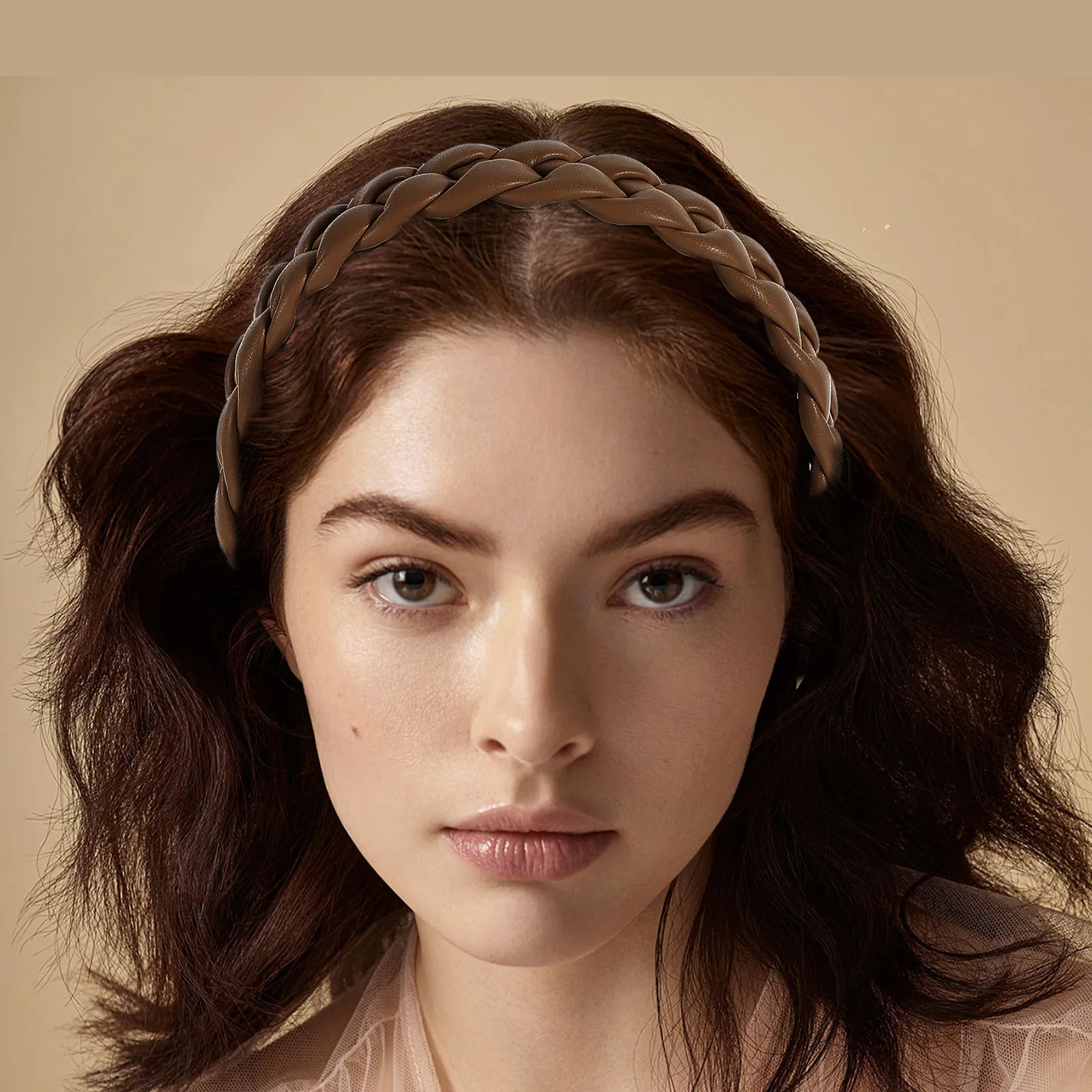 Delicate Braided Hairband Vintage Style Broadside Headdress for Christmas Celebration Party Photo Props Women
Delicate Braided Hairband Vintage Style Broadside Headdress for Christmas Celebration Party Photo Props Women