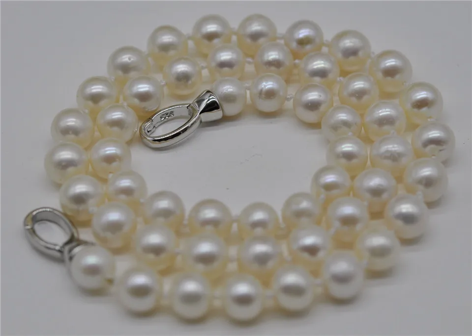 HABITOO AAA Luster 17" 8-9mm Round REAL Natural Freshwater WHITE Pearl Necklace Jewelry Chains Necklace for Woman Choker Chain
HABITOO AAA Luster 17" 8-9mm Round REAL Natural Freshwater WHITE Pearl Necklace Jewelry Chains Necklace for Woman Choker Chain