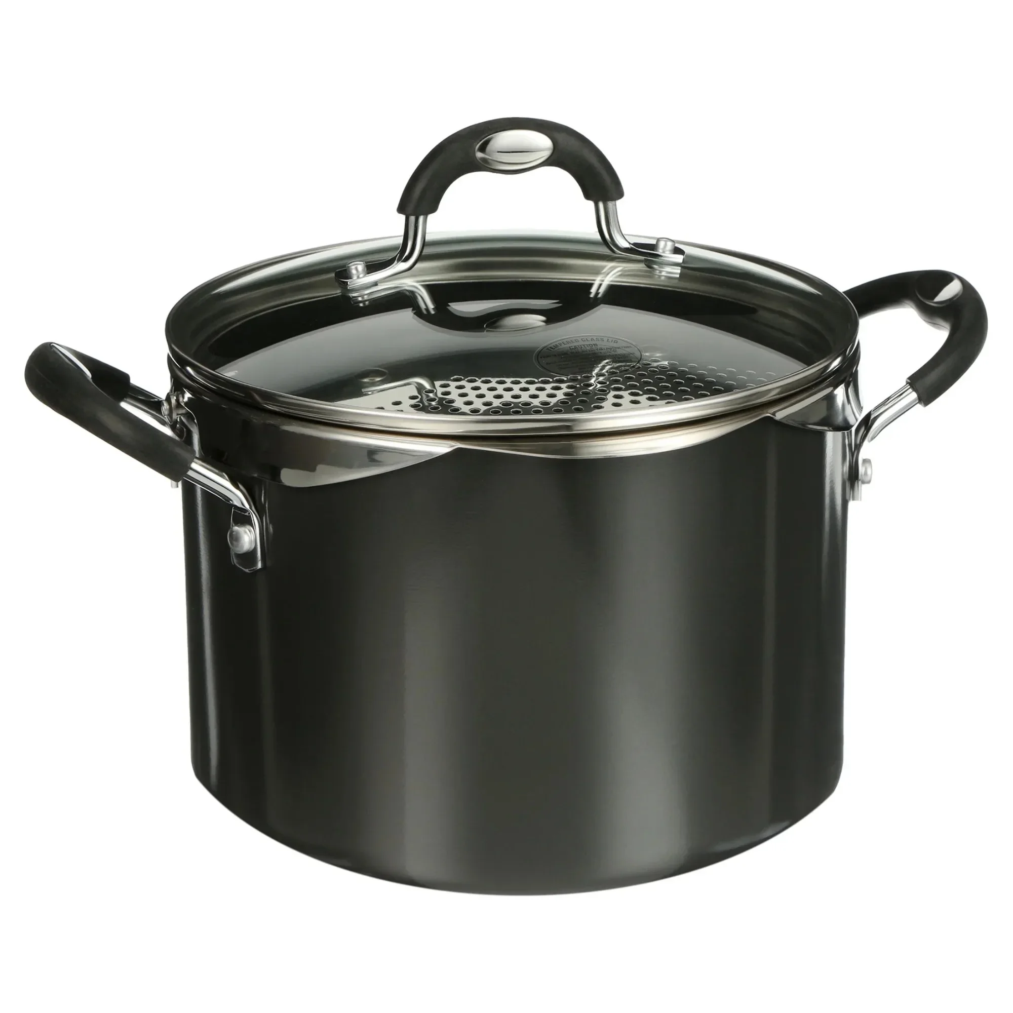 6QT Charcoal Gray Pasta Pot with Lock & Drain, Non-Stick Stockpot with Colander for Boiling, Steaming & Cooking, Dishwasher Safe
6QT Charcoal Gray Pasta Pot with Lock & Drain, Non-Stick Stockpot with Colander for Boiling, Steaming & Cooking, Dishwasher Safe