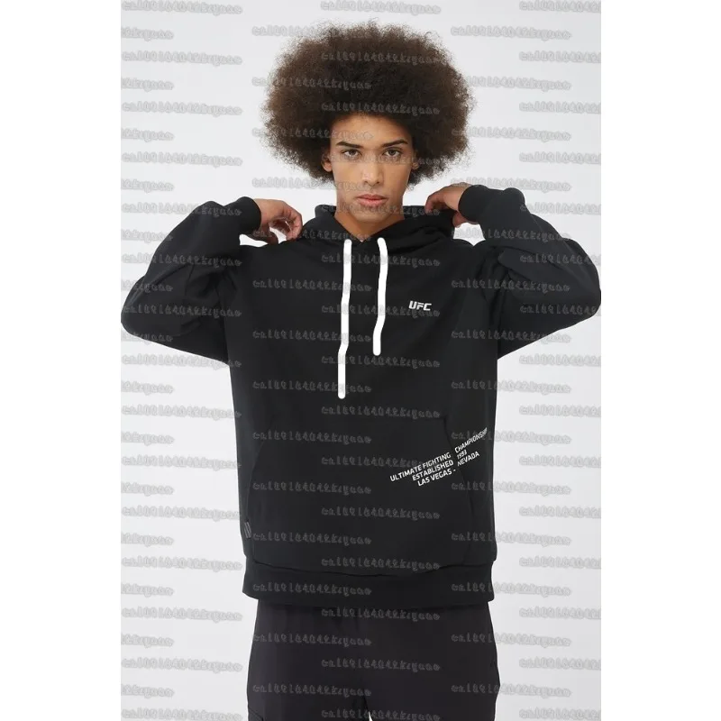 Толстовка с капюшоном UFC, осенне-зимняя спортивная одежда с длинными рукавами для мужчин и женщин, свободный дышащий и удобный трикотаж
Толстовка с капюшоном UFC, осенне-зимняя спортивная одежда с длинными рукавами для мужчин и женщин, свободный дышащий и удобный трикотаж