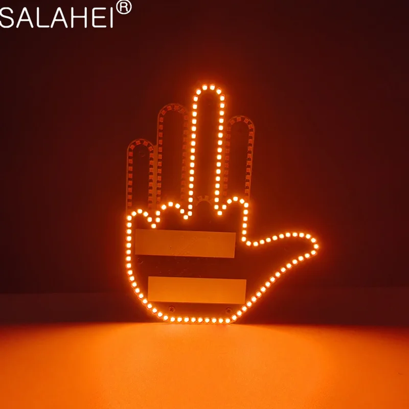 Three Models Gesture Lamp Creative Fun Car Interior Rear Windshield LED Hand Gesture Sign Middle Finger Sign Warning Brake Light
Three Models Gesture Lamp Creative Fun Car Interior Rear Windshield LED Hand Gesture Sign Middle Finger Sign Warning Brake Light