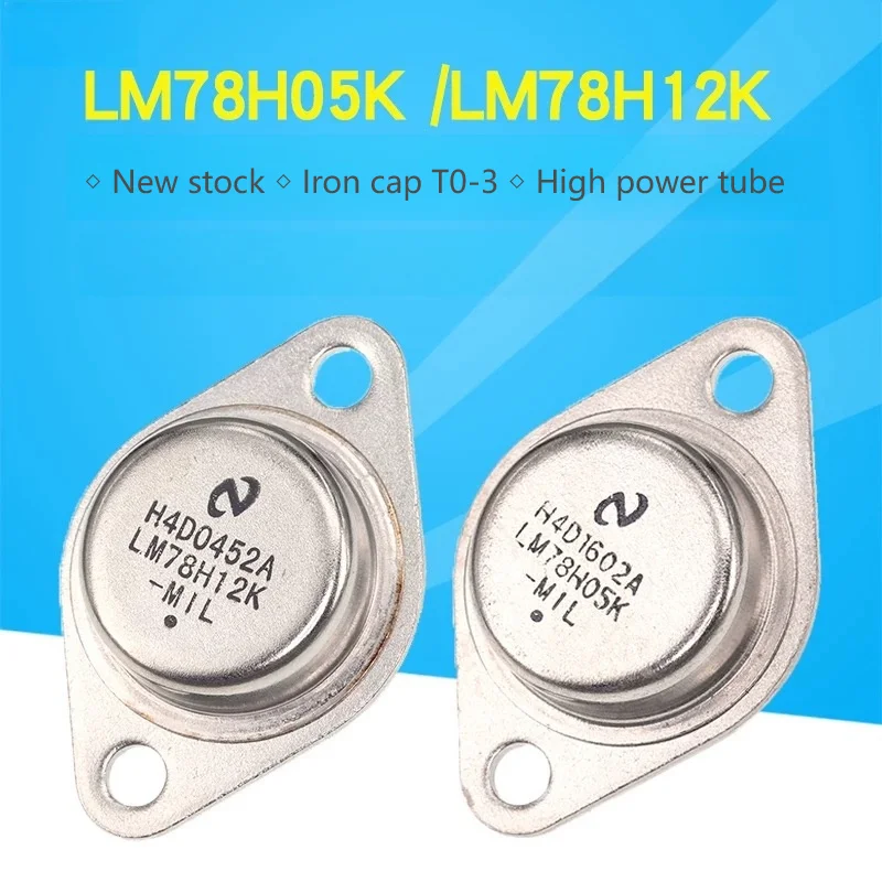 5 шт. новый LM78H05K LM78H12K TO-3 сильноточный железный корпус золотой передний трехконтактный чип регулятора напряжения
5 шт. новый LM78H05K LM78H12K TO-3 сильноточный железный корпус золотой передний трехконтактный чип регулятора напряжения