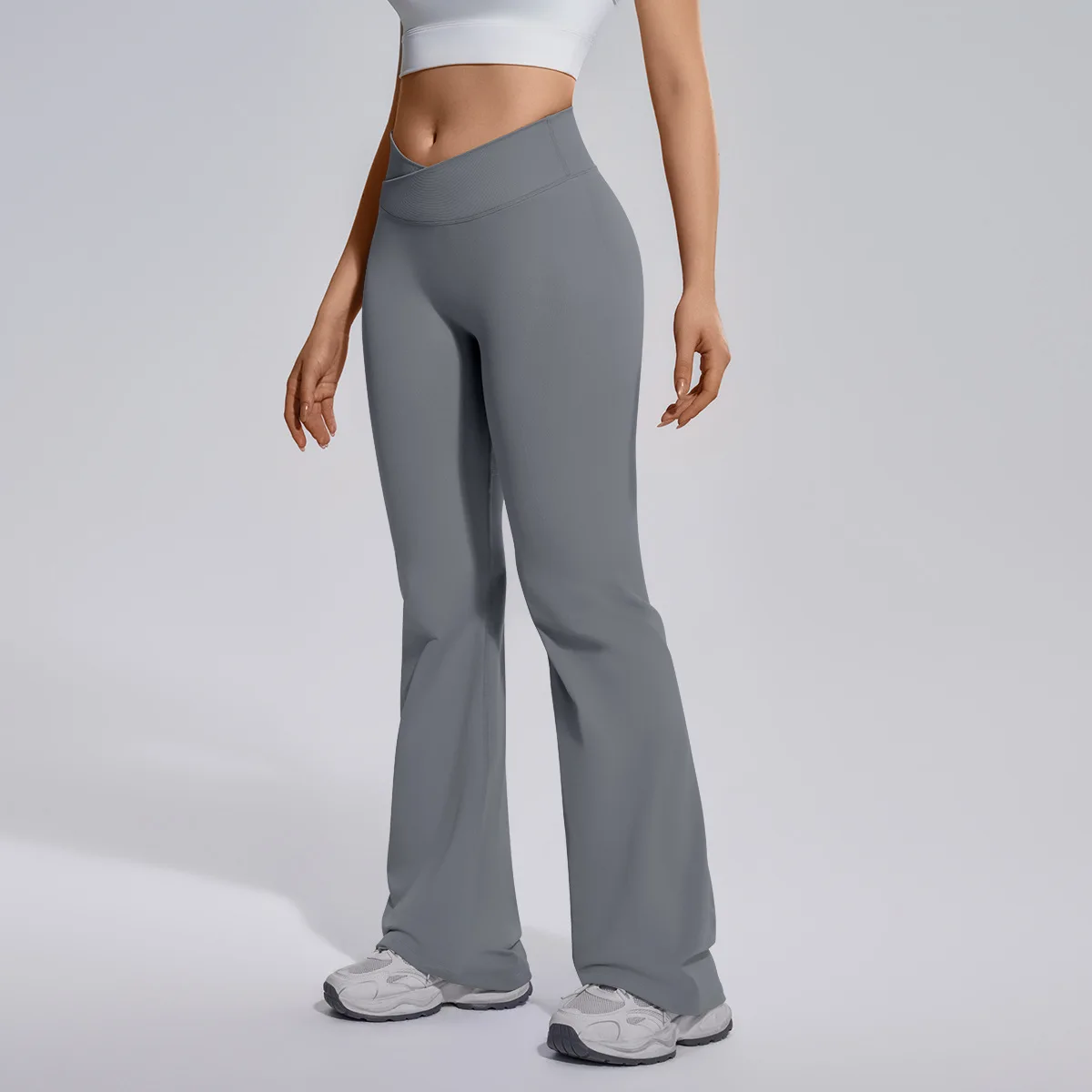 Women Crossover High Waist Flare Yoga Pants Butt Lift Stretch Sports Workout Leggings Soft Nylon Gym Fitness Wide Leg Trousers
Women Crossover High Waist Flare Yoga Pants Butt Lift Stretch Sports Workout Leggings Soft Nylon Gym Fitness Wide Leg Trousers