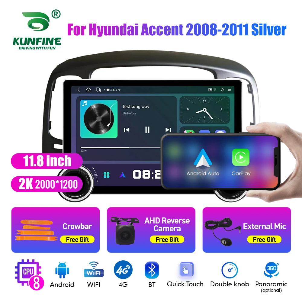 11.8 Inch 2K Double Knobs 2 Din Car Radio For Honda Accent 2008-2011 Car Radio DVD Multimedia Video Player Android Auto Carplay
11.8 Inch 2K Double Knobs 2 Din Car Radio For Honda Accent 2008-2011 Car Radio DVD Multimedia Video Player Android Auto Carplay