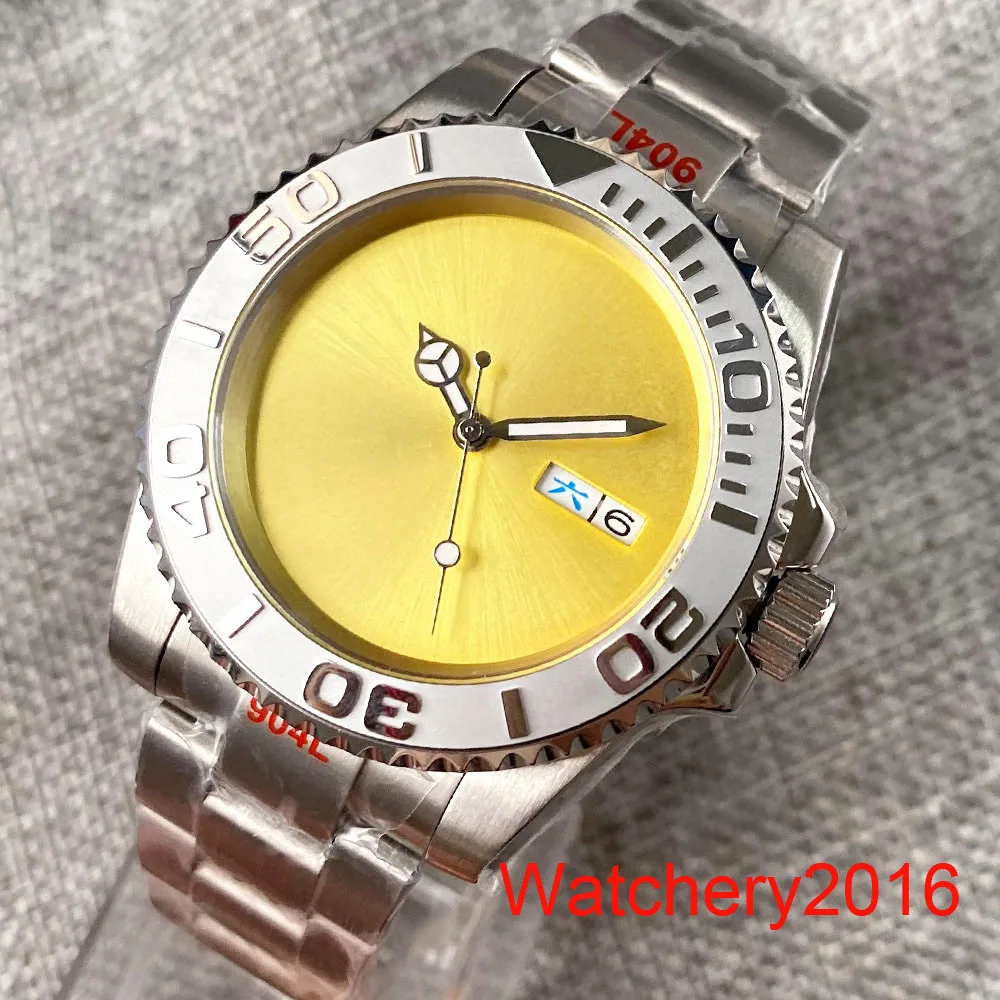 Bliger 40mm Yellow Green Black Dial Sapphire Crystal Men Automatic Watch Japan NH36 Movement Date Display Ceramic Rotating Bezel
Bliger 40mm Yellow Green Black Dial Sapphire Crystal Men Automatic Watch Japan NH36 Movement Date Display Ceramic Rotating Bezel