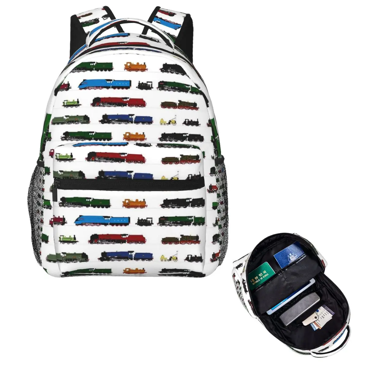 Iconic British Steam Trains Backpack Hot Sale Daypack Large Capacity Boys Girls BookBag School Bag Shoulder Bags for Men Women
Iconic British Steam Trains Backpack Hot Sale Daypack Large Capacity Boys Girls BookBag School Bag Shoulder Bags for Men Women
