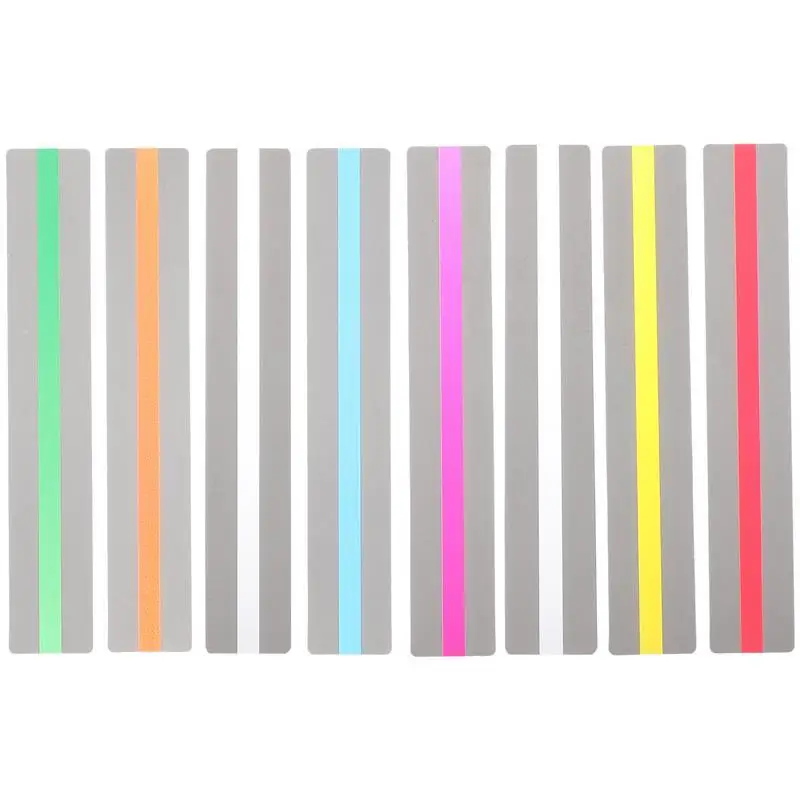 8pcs Reading Cards Guided Strips Highlight Colored Overlays Colorful Bookmark Teaching Students Scale Ruler Reading Guide
8pcs Reading Cards Guided Strips Highlight Colored Overlays Colorful Bookmark Teaching Students Scale Ruler Reading Guide 