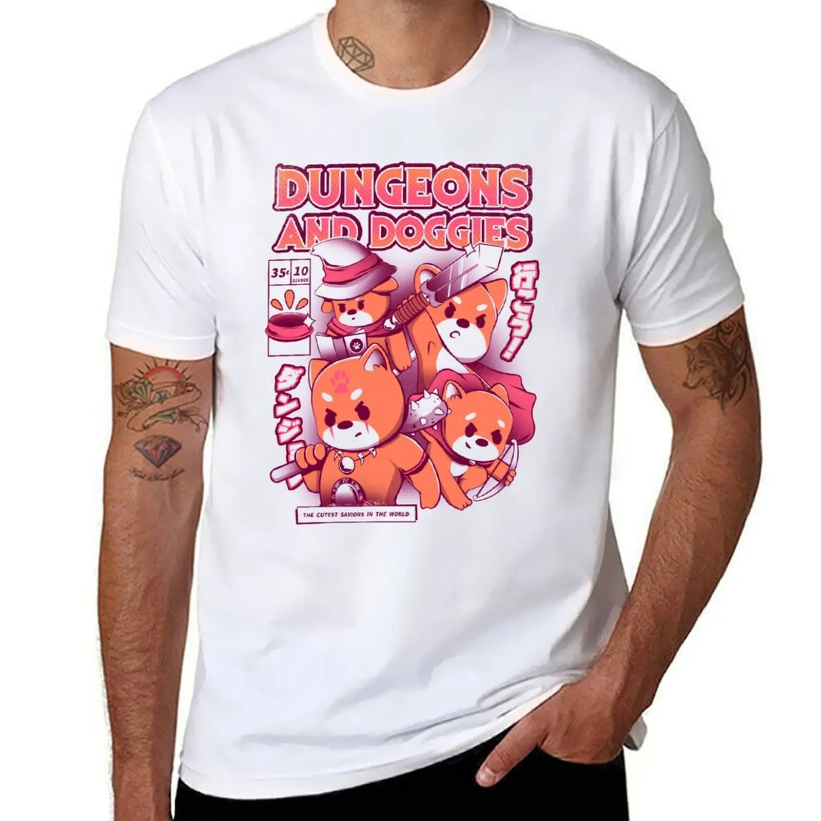 Dungeon and Doggies T-Shirt Simple Print Design T-Shirt
Dungeon and Doggies T-Shirt Simple Print Design T-Shirt