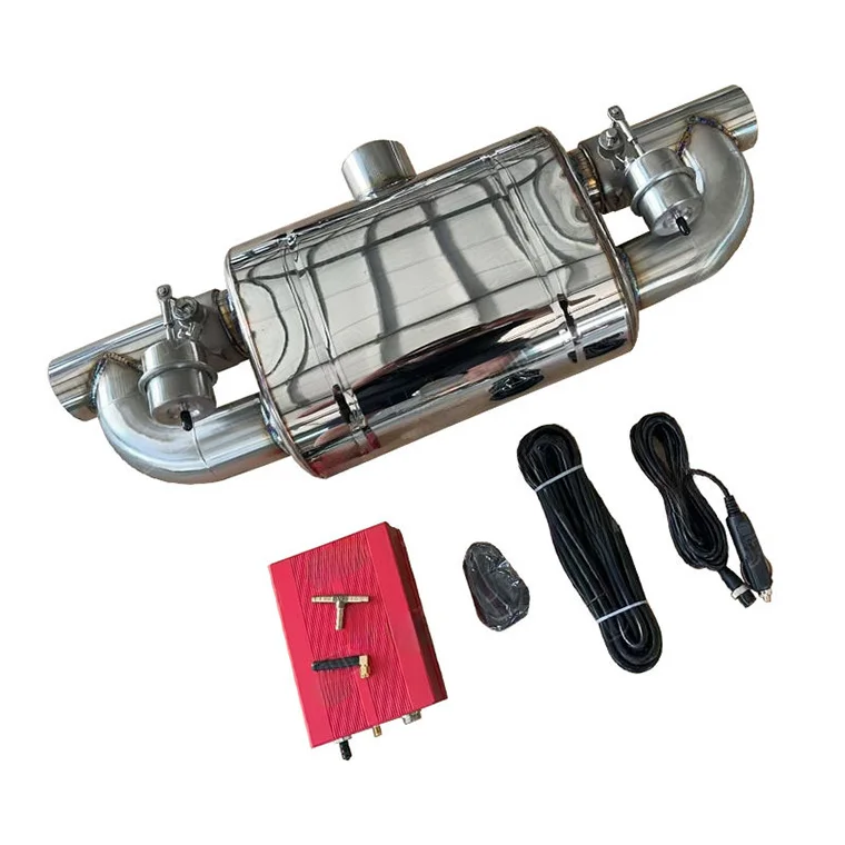 2026 Wholesale Dual Exit T304 Exhaust Muffler With Valve Cutoff and Remote Control
2026 Wholesale Dual Exit T304 Exhaust Muffler With Valve Cutoff and Remote Control