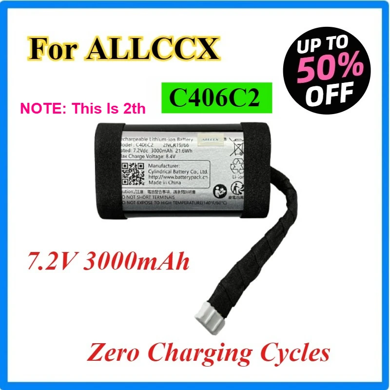7.2V 3000mAh C406C2 Battery for Bang&Olufsen BeoPlay Beosound A1 2nd 2th Gen 2 Version Rechargeable Lithium Battery
7.2V 3000mAh C406C2 Battery for Bang&Olufsen BeoPlay Beosound A1 2nd 2th Gen 2 Version Rechargeable Lithium Battery