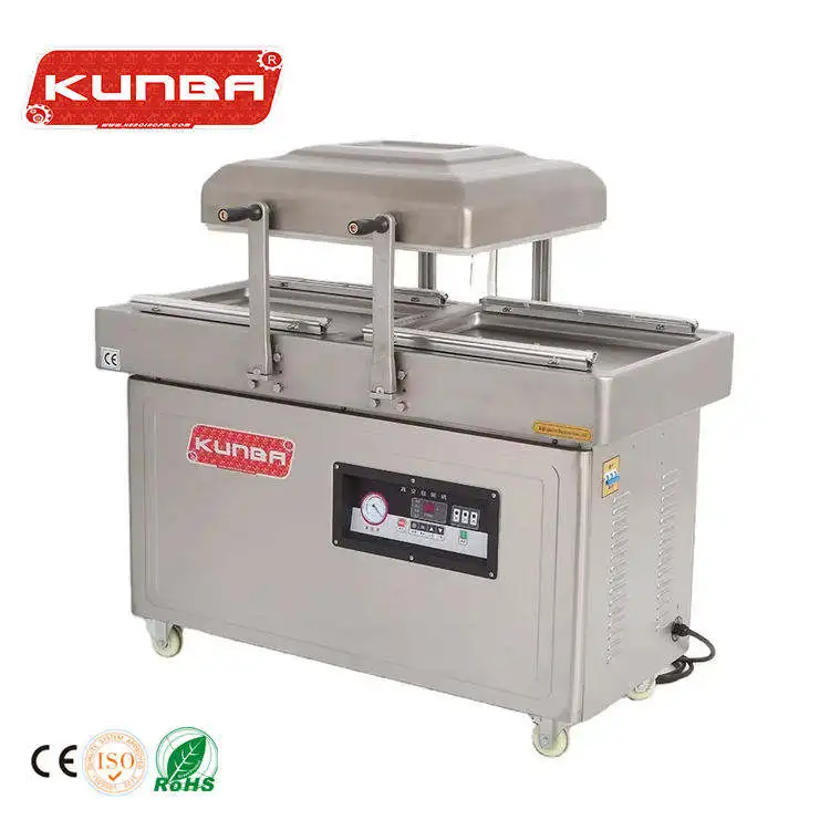 DZ-400 Fully Automatic Dual Chamber Electric Vacuum Compression Sealing Packaging Machine For Vegetables Fruits Fish Meat
DZ-400 Fully Automatic Dual Chamber Electric Vacuum Compression Sealing Packaging Machine For Vegetables Fruits Fish Meat