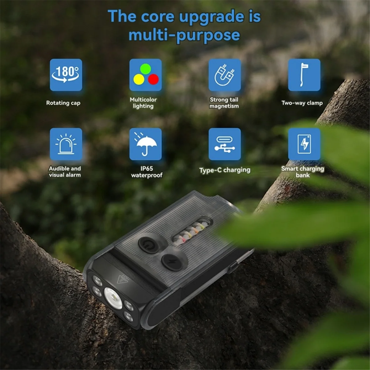 V30 Flashlight Keychain Power Bank UV Magnetic Beep Clip Rechargeable Camping Fishing Torch Emergency
V30 Flashlight Keychain Power Bank UV Magnetic Beep Clip Rechargeable Camping Fishing Torch Emergency