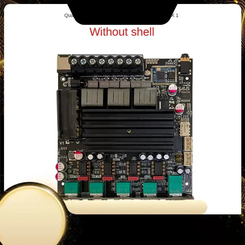 ZK-APTX1 Power Amplifier Board Bluetooth Amplifier Board 2.1Channel 2X100W+200W Subwoofer QCC3034 TPA3221
ZK-APTX1 Power Amplifier Board Bluetooth Amplifier Board 2.1Channel 2X100W+200W Subwoofer QCC3034 TPA3221
