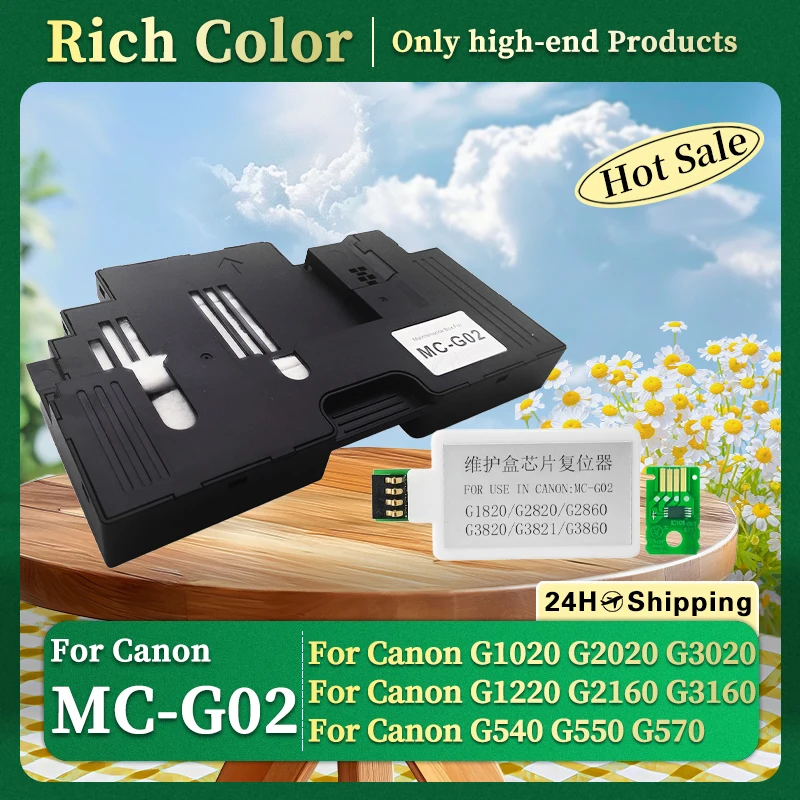 MC-G02 MC G02 MCG02 Картридж для обслуживания совместим с баком Canon G2160 G3160 G1220 G2260 G3260 G3360 G1420 G2420 G2460 G3420
MC-G02 MC G02 MCG02 Картридж для обслуживания совместим с баком Canon G2160 G3160 G1220 G2260 G3260 G3360 G1420 G2420 G2460 G3420