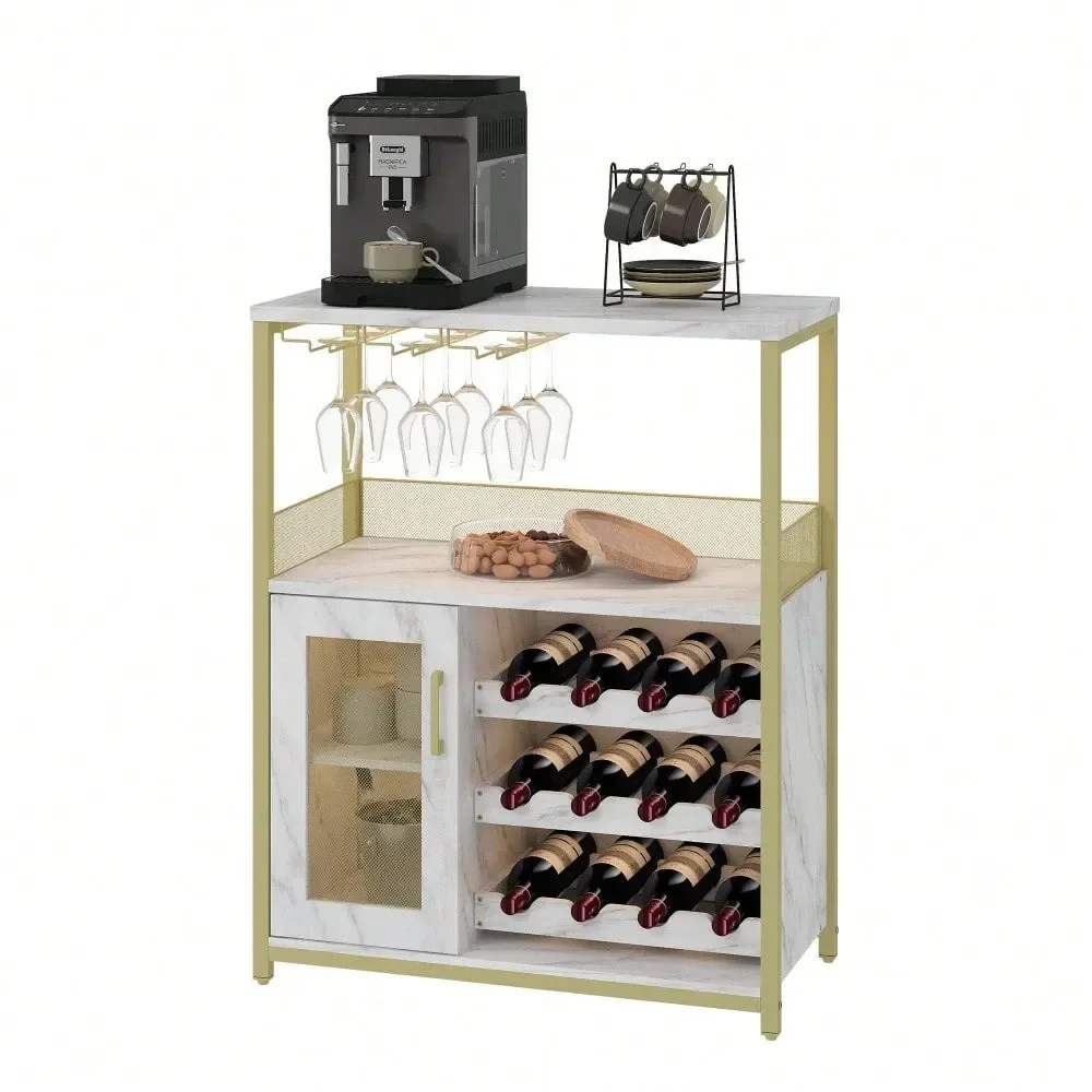 Wine Cabinet With Removable Wine Rack, Farmhouse Coffee Bar With Barn Door,Wood Kitchen Buffet With Adjustable Shelves For Dini
Wine Cabinet With Removable Wine Rack, Farmhouse Coffee Bar With Barn Door,Wood Kitchen Buffet With Adjustable Shelves For Dini