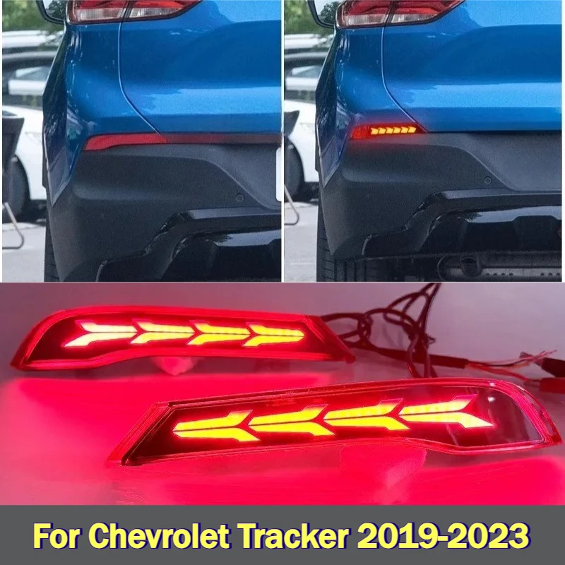 For Chevrolet Tracker 2019-2023 Car Led Rear Bumper Light Rear Fog Light Modified Flowing Turn Signal Driving Brake Light
For Chevrolet Tracker 2019-2023 Car Led Rear Bumper Light Rear Fog Light Modified Flowing Turn Signal Driving Brake Light
