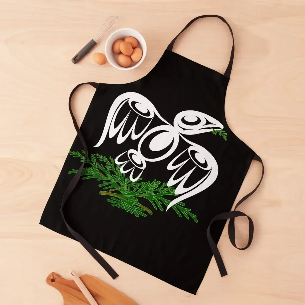 White Raven and Cedar Boughs Apron Kitchen And Household Goods Chef Accessories For Cooking Hairdressing Apron
White Raven and Cedar Boughs Apron Kitchen And Household Goods Chef Accessories For Cooking Hairdressing Apron