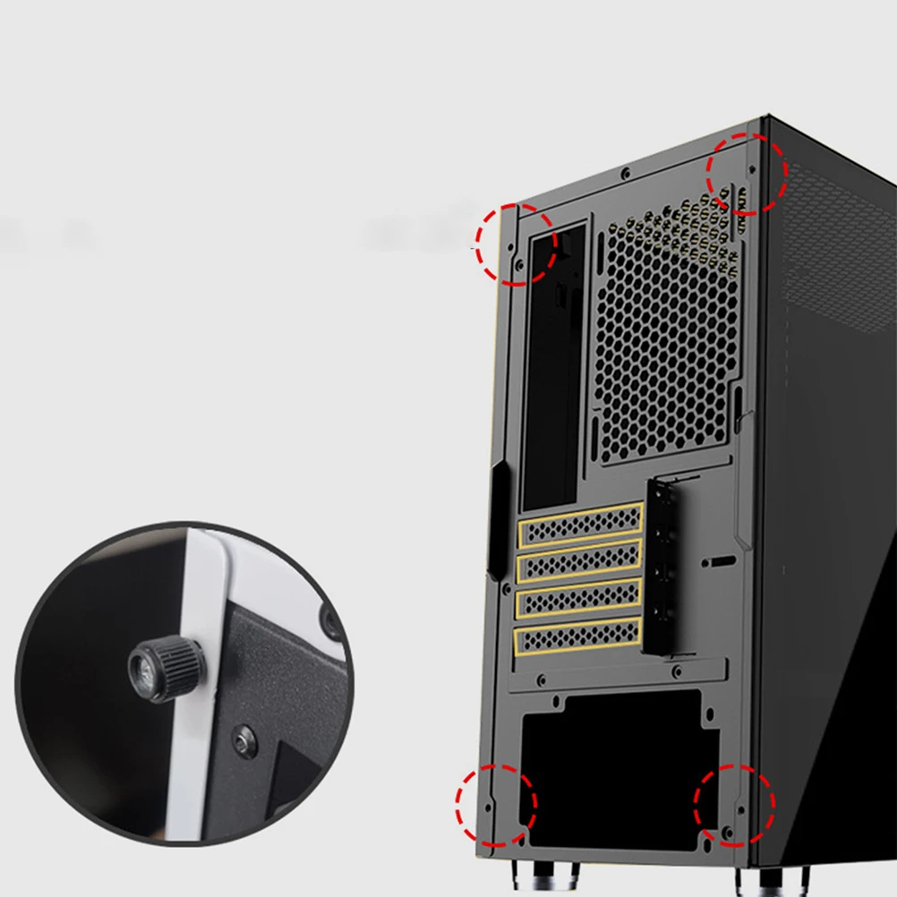 100pcs Metal Computer Chassis Thumbscrew Replacement Anti-Rust Side Panel Fixing Screw Sturdy Durable Screw For Computer Case
100pcs Metal Computer Chassis Thumbscrew Replacement Anti-Rust Side Panel Fixing Screw Sturdy Durable Screw For Computer Case