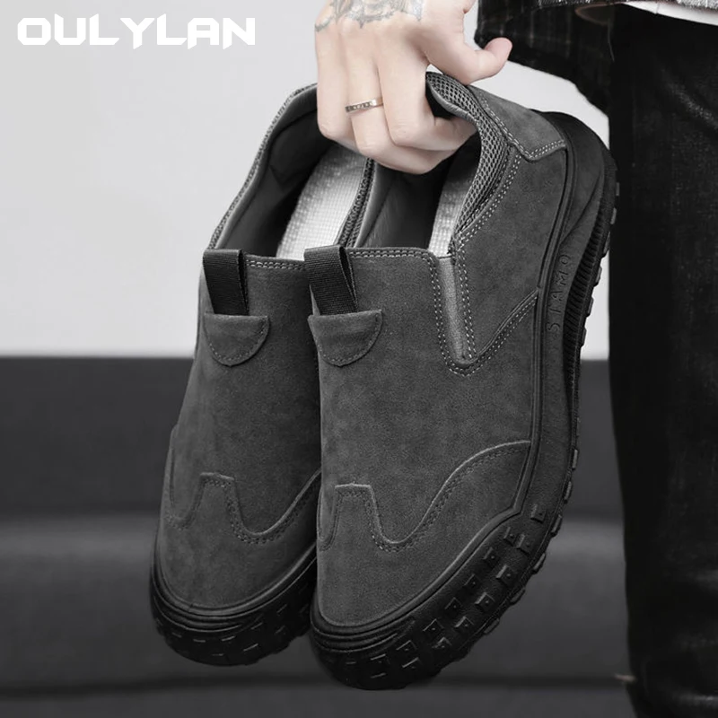 Oulylan 2025 Labor Protection Shoes for Men Outdoor Anti Slip Men Sneakers Comfortable Hiking Footwear lightweight Walking Shoes
Oulylan 2025 Labor Protection Shoes for Men Outdoor Anti Slip Men Sneakers Comfortable Hiking Footwear lightweight Walking Shoes