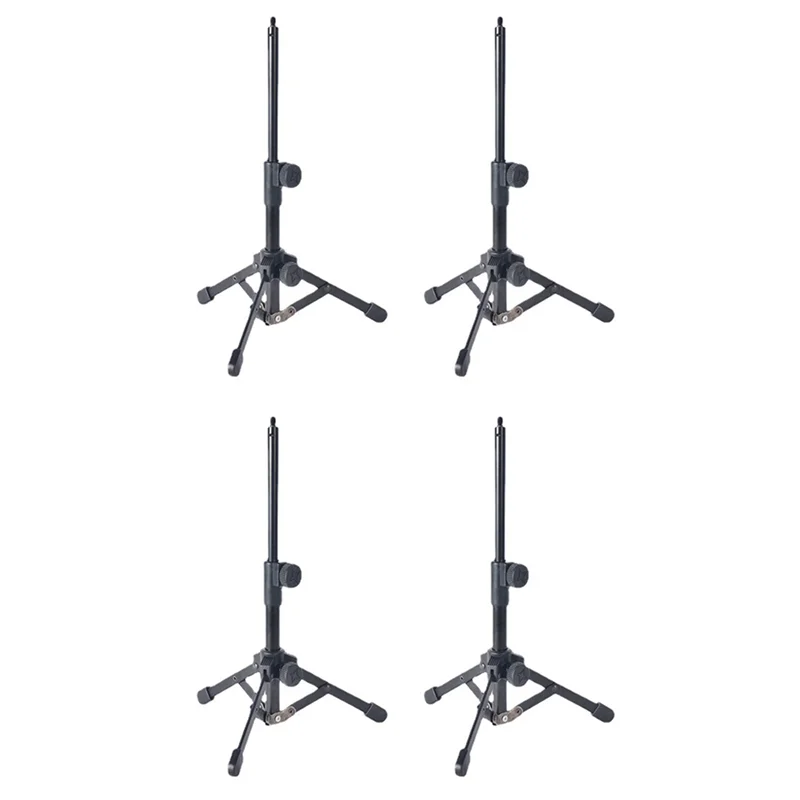 4X Mini Tabletop Tripod Microphone Mic Stand Holder With 1/4 Inch Threaded For Meetings Lectures Speaking And Ect-B60B
4X Mini Tabletop Tripod Microphone Mic Stand Holder With 1/4 Inch Threaded For Meetings Lectures Speaking And Ect-B60B