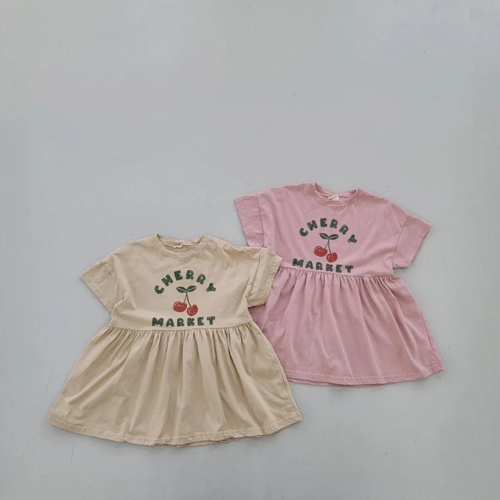 2025 Summer New Children Short Sleeve Dress Kids Cotton Casual Dress Baby Girls Cute Simple Letter Print Dress Toddler Clothes
2025 Summer New Children Short Sleeve Dress Kids Cotton Casual Dress Baby Girls Cute Simple Letter Print Dress Toddler Clothes