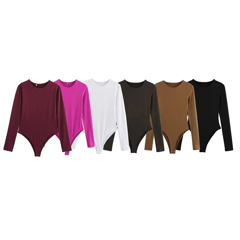 Women's Jumpsuit 2025 Autumn New Style Solid Color Long Sleeve Round Neck Simple Basic Jumpsuit Slim Fit Fashion Casual
Women's Jumpsuit 2025 Autumn New Style Solid Color Long Sleeve Round Neck Simple Basic Jumpsuit Slim Fit Fashion Casual