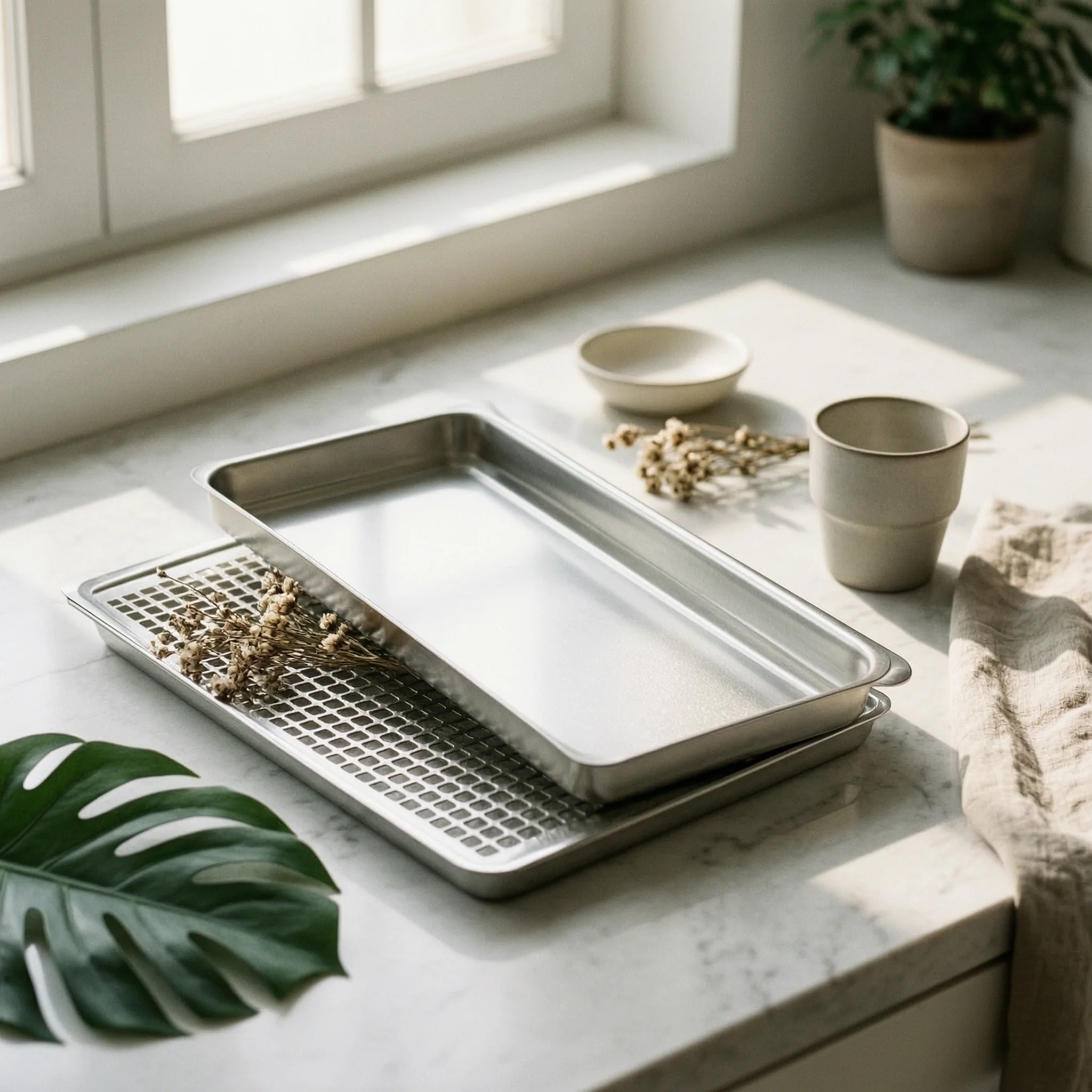 Beer Catch Tray Tray Perforated Grid Stainless Steel Catch Tray Tray Liquid Catcher Silver Metal Finish Hospitality Equipment
Beer Catch Tray Tray Perforated Grid Stainless Steel Catch Tray Tray Liquid Catcher Silver Metal Finish Hospitality Equipment