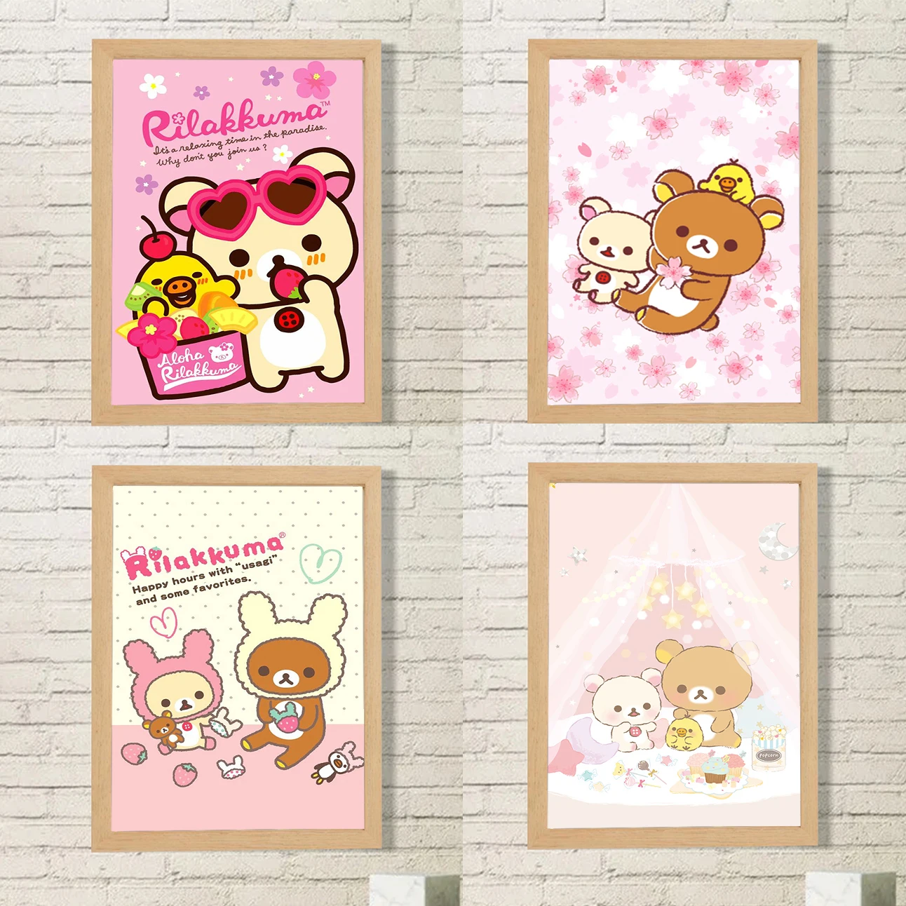 Cute Posters for Wall Art Rilakkuma Bear Cartoon Children's Room Decoration Decorative Paintings Home Decorations Canvas Poster
Cute Posters for Wall Art Rilakkuma Bear Cartoon Children's Room Decoration Decorative Paintings Home Decorations Canvas Poster