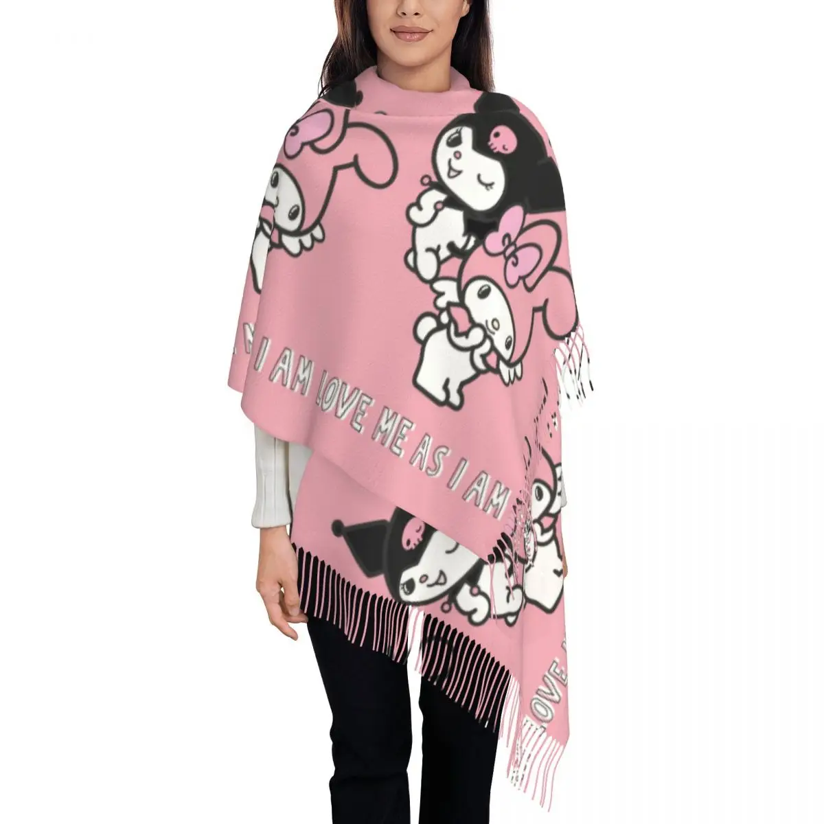 Custom Print Kuromi Melody Cartoon Scarf Men Women Winter Warm Scarves Shawl Wrap
Custom Print Kuromi Melody Cartoon Scarf Men Women Winter Warm Scarves Shawl Wrap