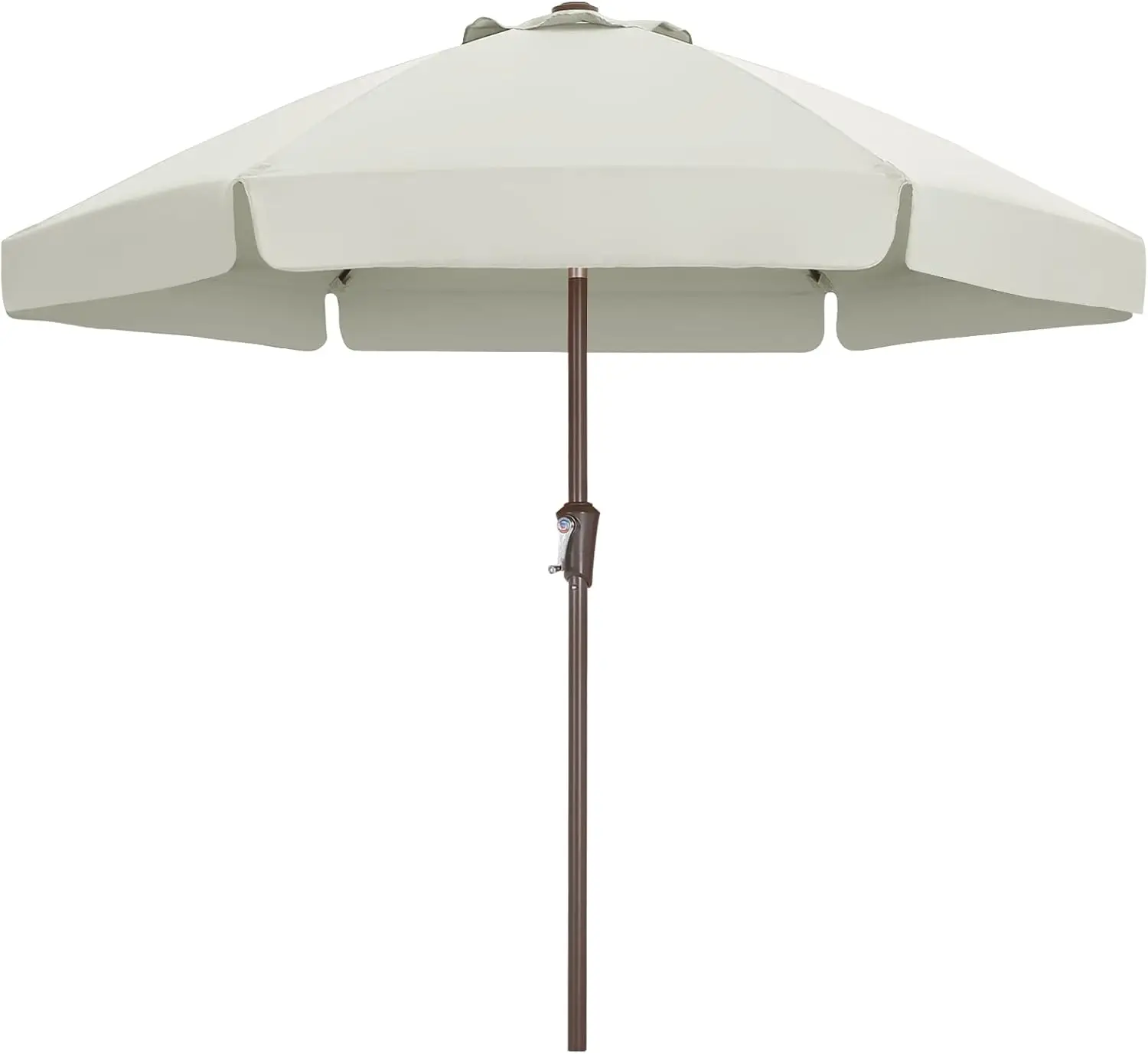 7.5ft Scalloped Patio Umbrella, Outdoor Table Umbrella with Tilt and Crank, Fiberglass Ribs Deck
7.5ft Scalloped Patio Umbrella, Outdoor Table Umbrella with Tilt and Crank, Fiberglass Ribs Deck