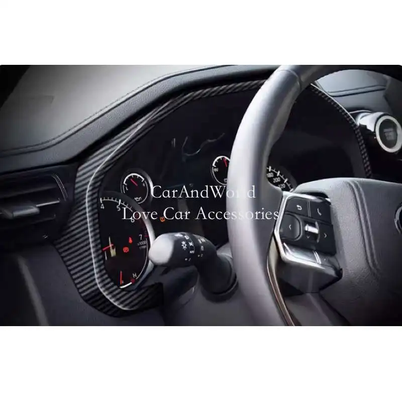 Interior Dashboard Panel Instrument Frame Cover Trims Carbon Fiber Car Accessories For Toyota Land Cruiser LC300 2022 2023
Interior Dashboard Panel Instrument Frame Cover Trims Carbon Fiber Car Accessories For Toyota Land Cruiser LC300 2022 2023