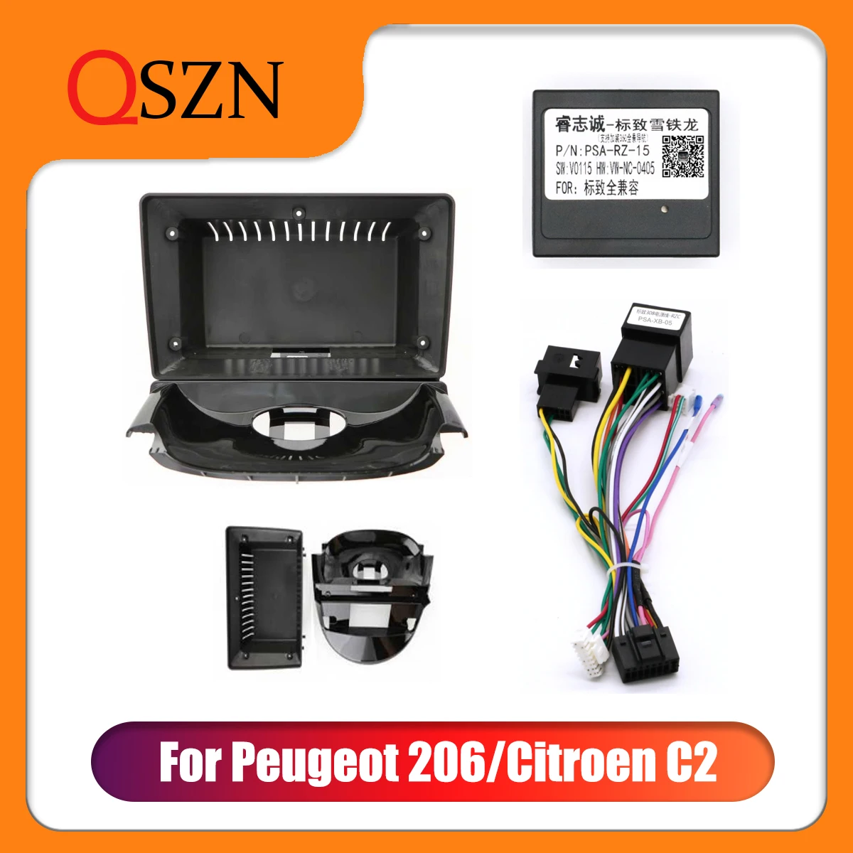 9 Inch Car Fascia Audio Fitting Adaptor Navigation Panel Kits Car Frame Dashboard for Peugeot 206 2004-2008 Citroen C2 2006-2013
9 Inch Car Fascia Audio Fitting Adaptor Navigation Panel Kits Car Frame Dashboard for Peugeot 206 2004-2008 Citroen C2 2006-2013