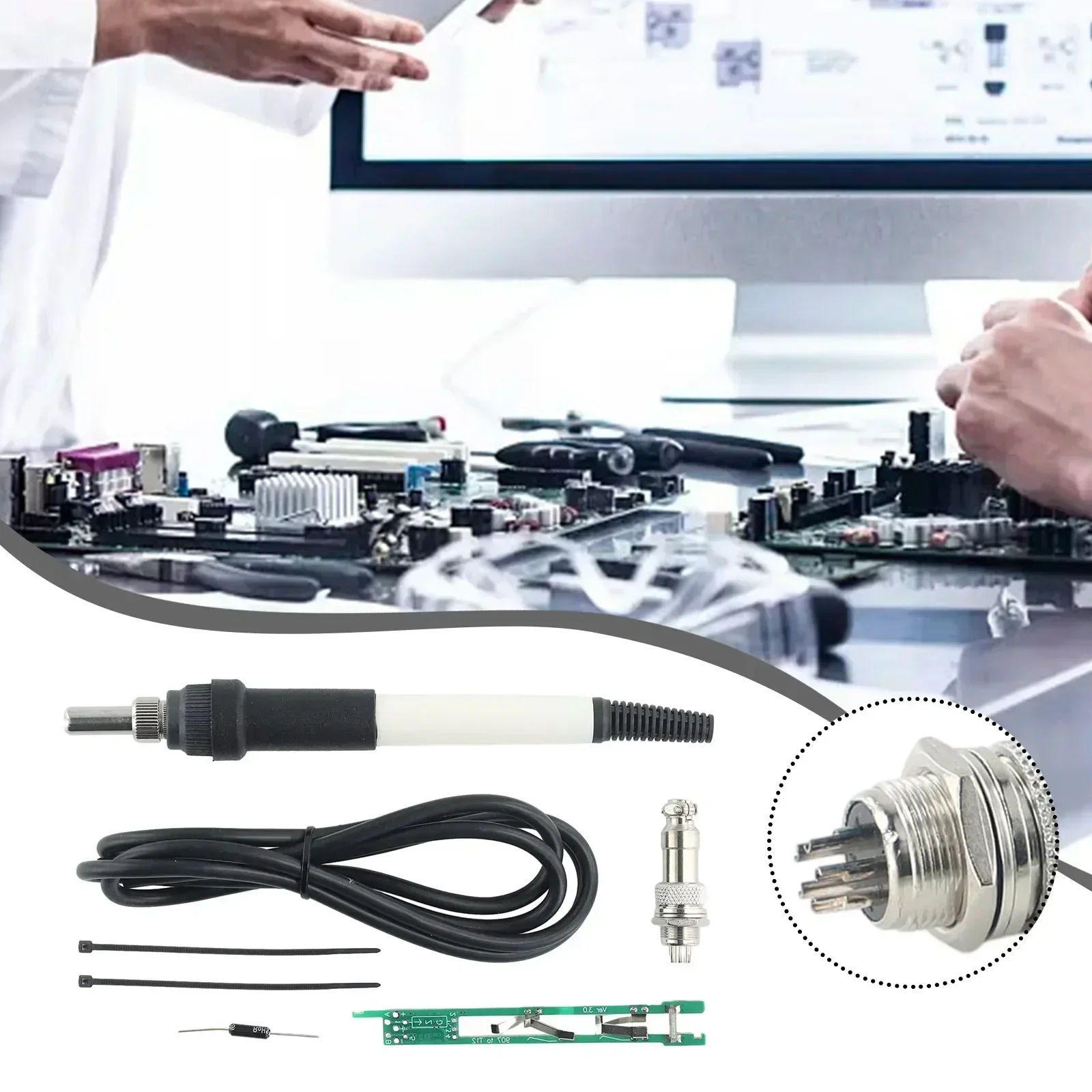 Easy To Install Easy To Use Practical Components Handle Kit Handle Manufacturing Metal Processing Soldering Iron
Easy To Install Easy To Use Practical Components Handle Kit Handle Manufacturing Metal Processing Soldering Iron