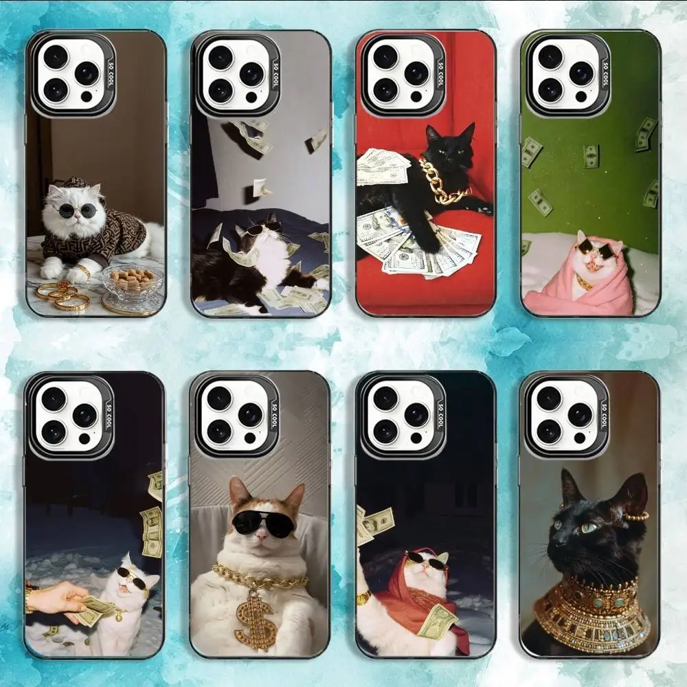 Rich cat Phone Case For iPhone 16,15,14,13,12,11,Mini,Pro,MAX Black Matte Shockproof Cover
Rich cat Phone Case For iPhone 16,15,14,13,12,11,Mini,Pro,MAX Black Matte Shockproof Cover