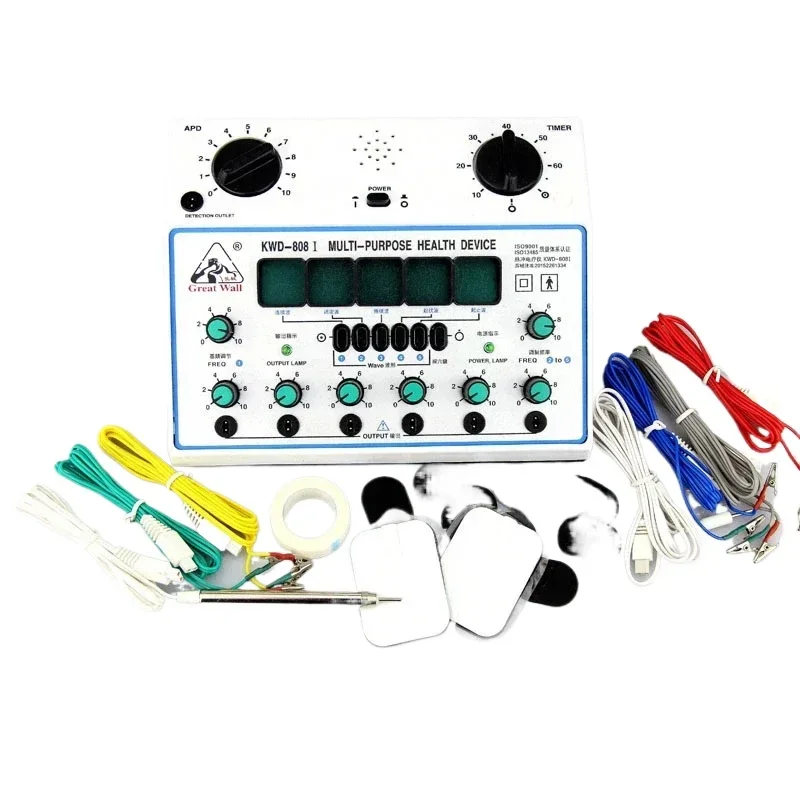 Electric Acupuncture Stimulator, KWD808I, 6 Output Patch, Electronic Massage Care, D-1A Acupuncture Stimulator, KWD-808 I
Electric Acupuncture Stimulator, KWD808I, 6 Output Patch, Electronic Massage Care, D-1A Acupuncture Stimulator, KWD-808 I
