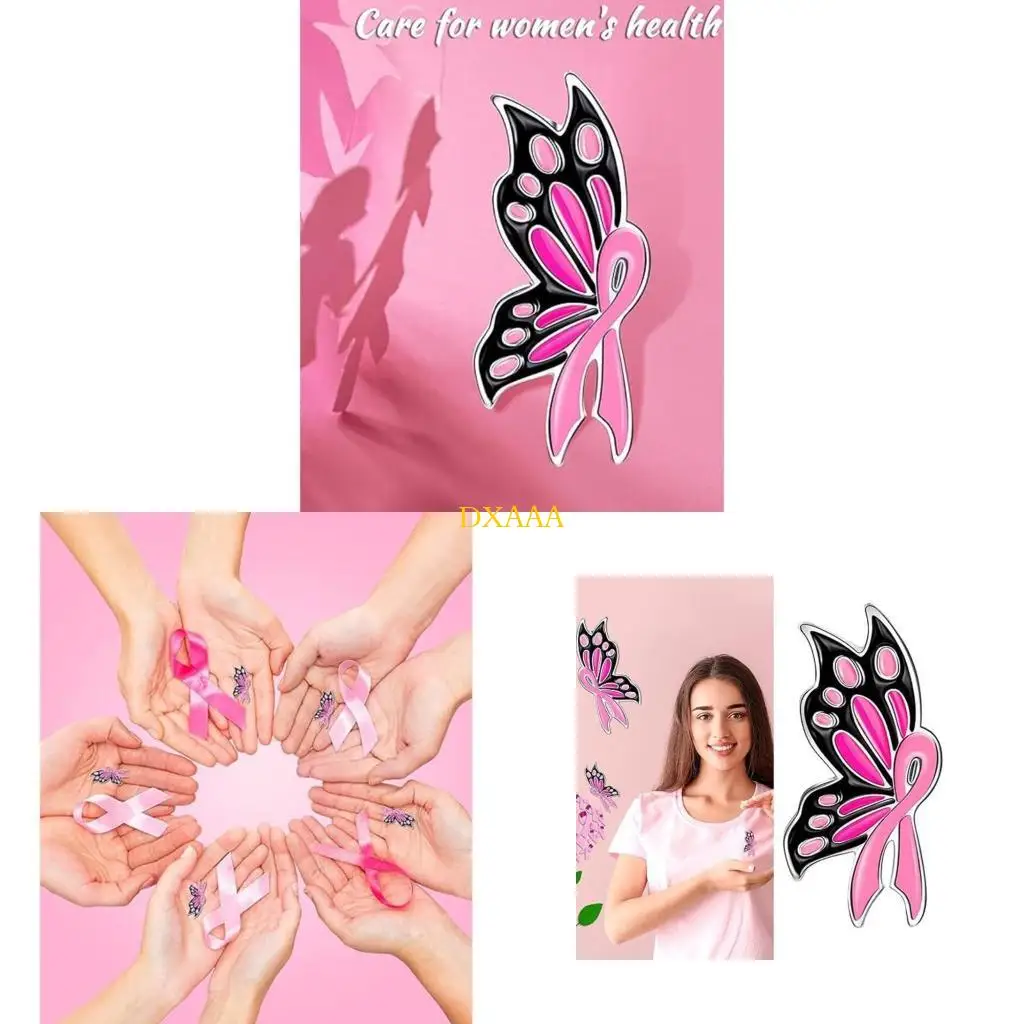 DXAA Pink Ribbon Brooch Pins Breast Cancers Awareness Metal Lapel Pins Women Jewerly
DXAA Pink Ribbon Brooch Pins Breast Cancers Awareness Metal Lapel Pins Women Jewerly