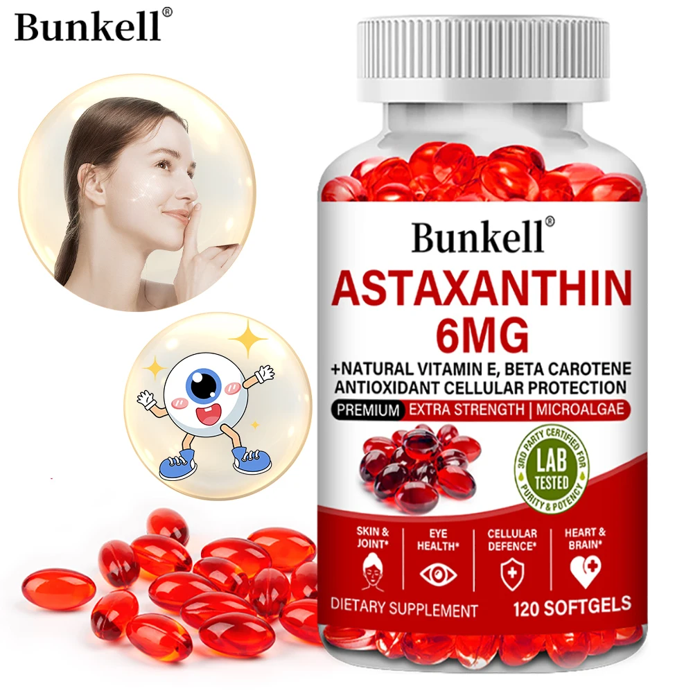 Astaxanthin Capsules - Promotes Cardiovascular Health and Accelerates Metabolism supporting Eye, Joint & Skin Health
Astaxanthin Capsules - Promotes Cardiovascular Health and Accelerates Metabolism supporting Eye, Joint & Skin Health