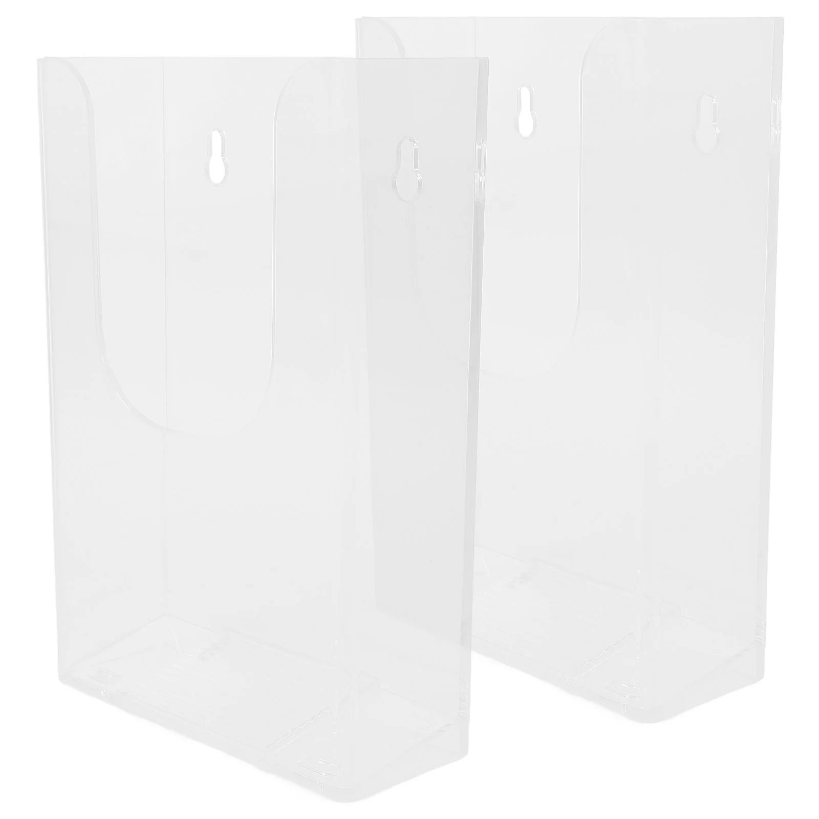 2Pcs Acrylic Document Holder Wall Mount Magazine Rack for Brochure Storage Clear No Drill A5 Size Letter Board Display
2Pcs Acrylic Document Holder Wall Mount Magazine Rack for Brochure Storage Clear No Drill A5 Size Letter Board Display