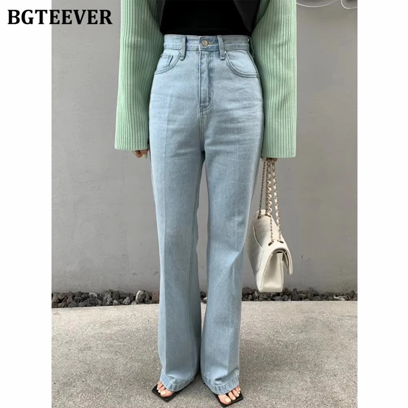 BGTEEVER Casual Straight Ladies Jeans Pants High Waist Loose Pockets Female Denim Trousers Spring Summer Pantalon 
BGTEEVER Casual Straight Ladies Jeans Pants High Waist Loose Pockets Female Denim Trousers Spring Summer Pantalon